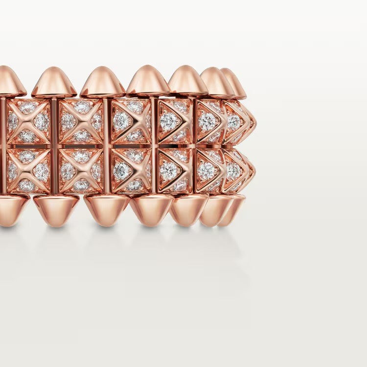 Clash Double Row Diamond Ring