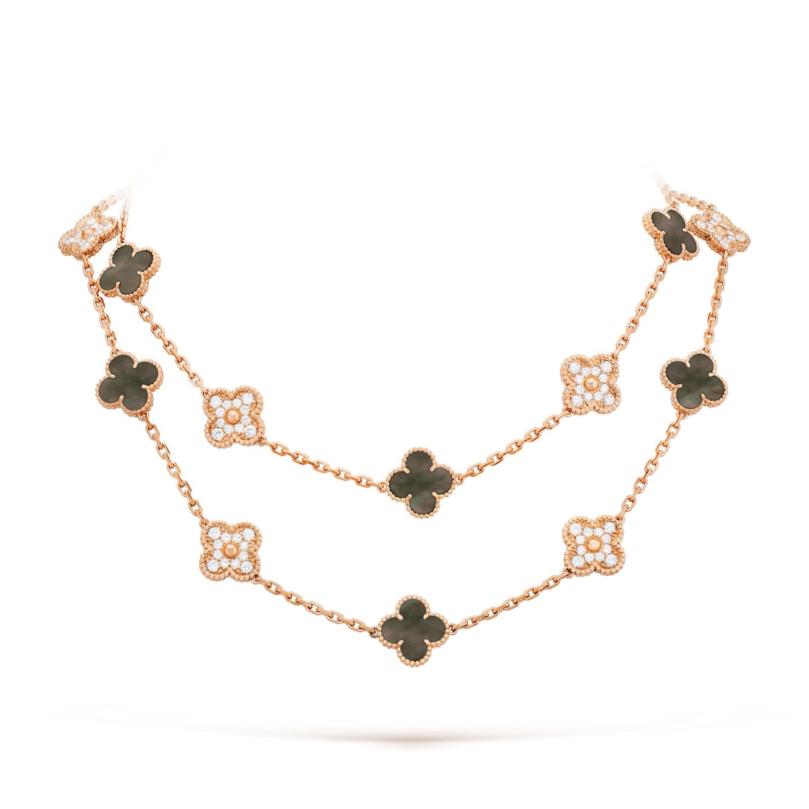 Pearlescent Alhambra Necklace