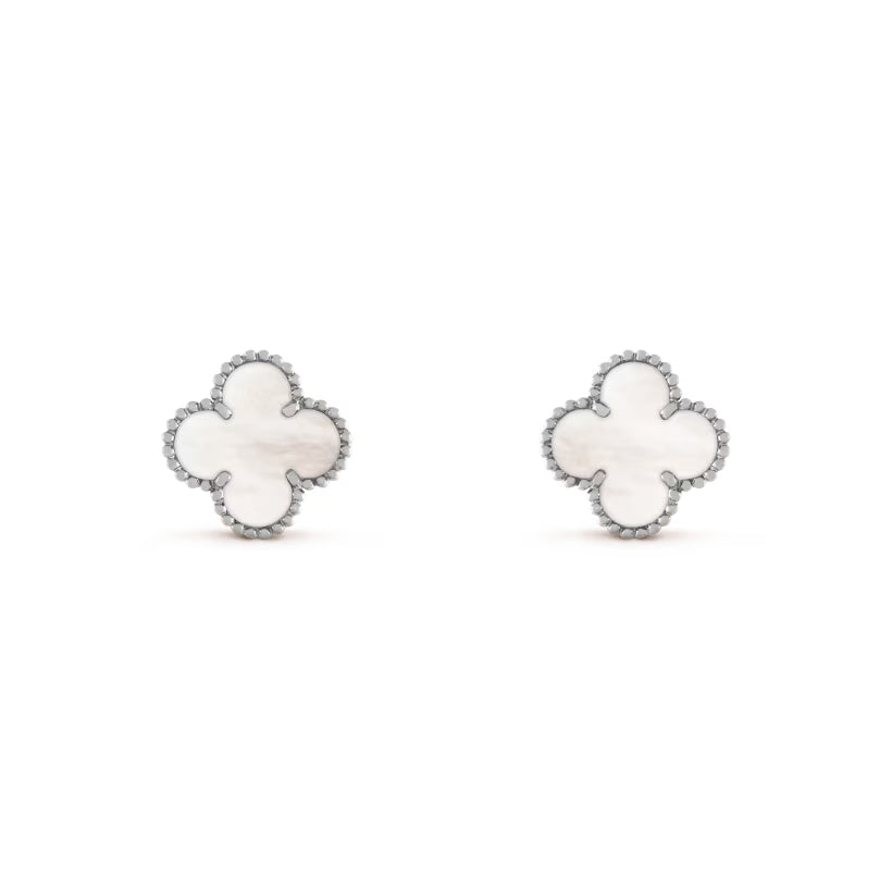 Mother Of Pearl Motif Earrings