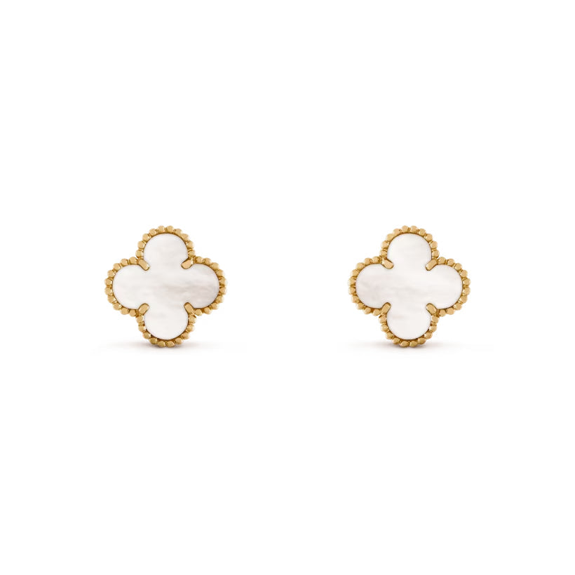 Mother Of Pearl Motif Earrings